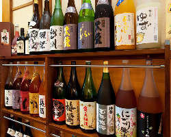 日本酒・梅酒・焼酎…圧巻の品揃え！裏メニューもございます！