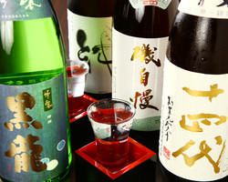 日本酒も「こだわり」を揃えております！