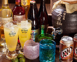 古酒・オリオンビールなど 沖縄ならではのドリンクもたくさん！