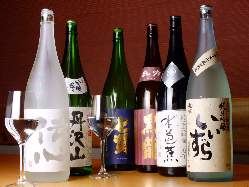 日本の酒処の日本酒豊富にご用意しています（画像はイメージです）