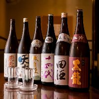 神奈川の名酒や全国各地の地酒、全25種以上。オリジナル地酒も。
