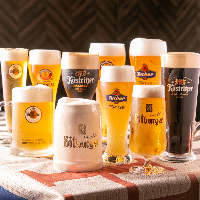 本場の味を堪能できます。ドイツ樽生ビール５種！