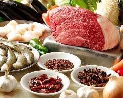 [安心の品質] 肉・魚介・野菜...食材はどれも新鮮なものを使用!