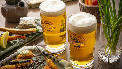 【串カツにはビール】 生ビールはもちろんクラフトビールも！