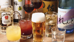 【ドリンク】 ビール、ハイボール、日本酒など多彩にご用意