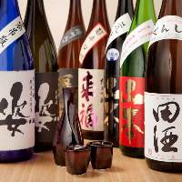 幻の日本酒「田酒」や「新政」など厳選酒取り揃え！