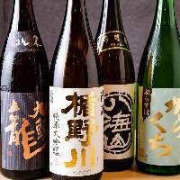 海鮮との相性抜群なうまい日本酒を全国各地より厳選！