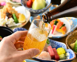 ■飲み放題■ ビール・焼酎・日本酒・カクテルなど種類も豊富！