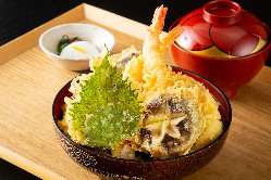 揚げたてサクサク天ぷらの ◆特製 漁師天丼◆