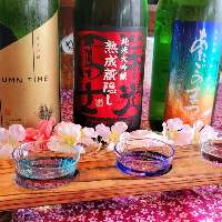お好きな日本酒飲み比べも大人気です！