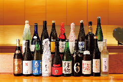 全国各地から取り揃えた日本酒を心いくまでご堪能ください