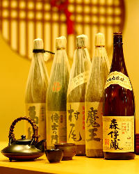 焼酎・日本酒・ワインなどご用意しております。