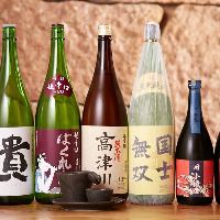週ごとに変わる日本酒は5種類一合850円～