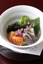 【寿司会席】 旬の食材を使用した京料理でおもてなしいたします