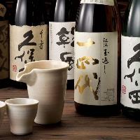 和食には日本酒 メニューにはのせない旬の日本酒もございます