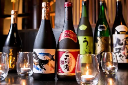 全国より厳選した日本酒を多数取り揃えております