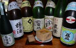 店主厳選の日本酒を取り揃えております。