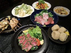 和風コースは旬の味を美味しく食べられる自慢のコースです！