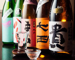季節に合わせた日本酒は20種以上