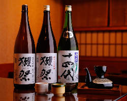 【こだわり地酒】 日本酒は銘酒から旬の酒を豊富にご用意