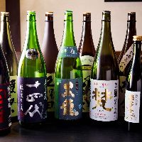 日本酒をはじめ、各種お酒をご用意しております！