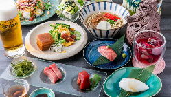 【コース料理】 生本まぐろなど沖縄食材を楽しめる宴会コース