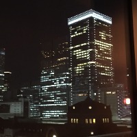 夜景席からは東京駅舎が眺望できます！
