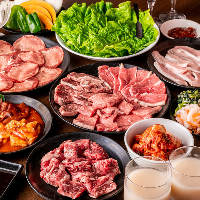 お肉を楽しむ宴会に◎焼肉コースは2,000円より各種ラインナップ