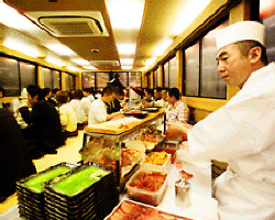 職人による高級江戸前寿司パフォーマンスもお楽しみ頂けます。