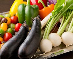 野菜は、できる限り近隣農家の軒先で販売する新鮮な野菜を使う。