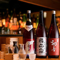 豊富な日本酒を都道府県ごとに取り揃えております。
