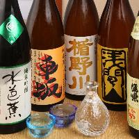 地場の銘酒から全国選りすぐりの日本酒