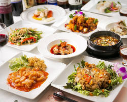 【多彩なコース】 当店自慢の見た目も美しい中華料理をコースで