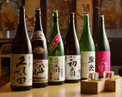 【日本酒・焼酎多数】 季節限定酒など全国各地から取り揃え