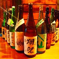 日本酒は常時20種類以上ご用意