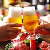 日本酒、焼酎、ビールなど和牛と相性抜群なこだわりのお酒も豊富