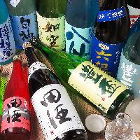 青森県産の質の高い地酒、各種ご用意しております！