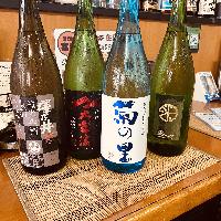 季節毎の日本酒を多数ご用意してます。
