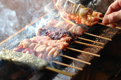 【串焼きは必食】 職人が焼上げる串焼はリピート率90％以上