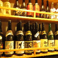 種類豊富に日本酒を取り揃えました。