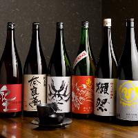 【日本酒】 全国より厳選した日本酒を多数取り揃えております