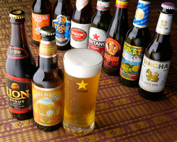 10種類のアジアビールでカンパーイ♪
