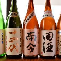 エリアNo.1の日本酒の品揃え！数十種類ものプレミアム日本酒◎