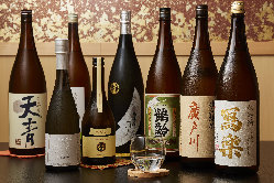日本酒も豊富にご用意しております。