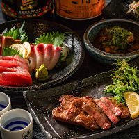 地鶏・海鮮料理を味わう飲み放題付コース3500円～ご用意！