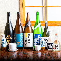 【お昼から飲めます】地酒や全国各地の日本酒も豊富にお取り揃え