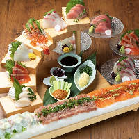 産地直送！新鮮な魚介や海鮮ロングユッケ寿司も人気！