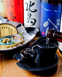 〈日本酒〉 兵庫県をはじめ全国からの鯖に合う地酒を揃えました