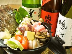 姫路の地酒や美味しい日本酒も多数取り揃えております。