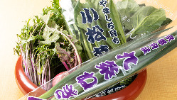 京野菜を使用した優しい懐石料理が自慢です。